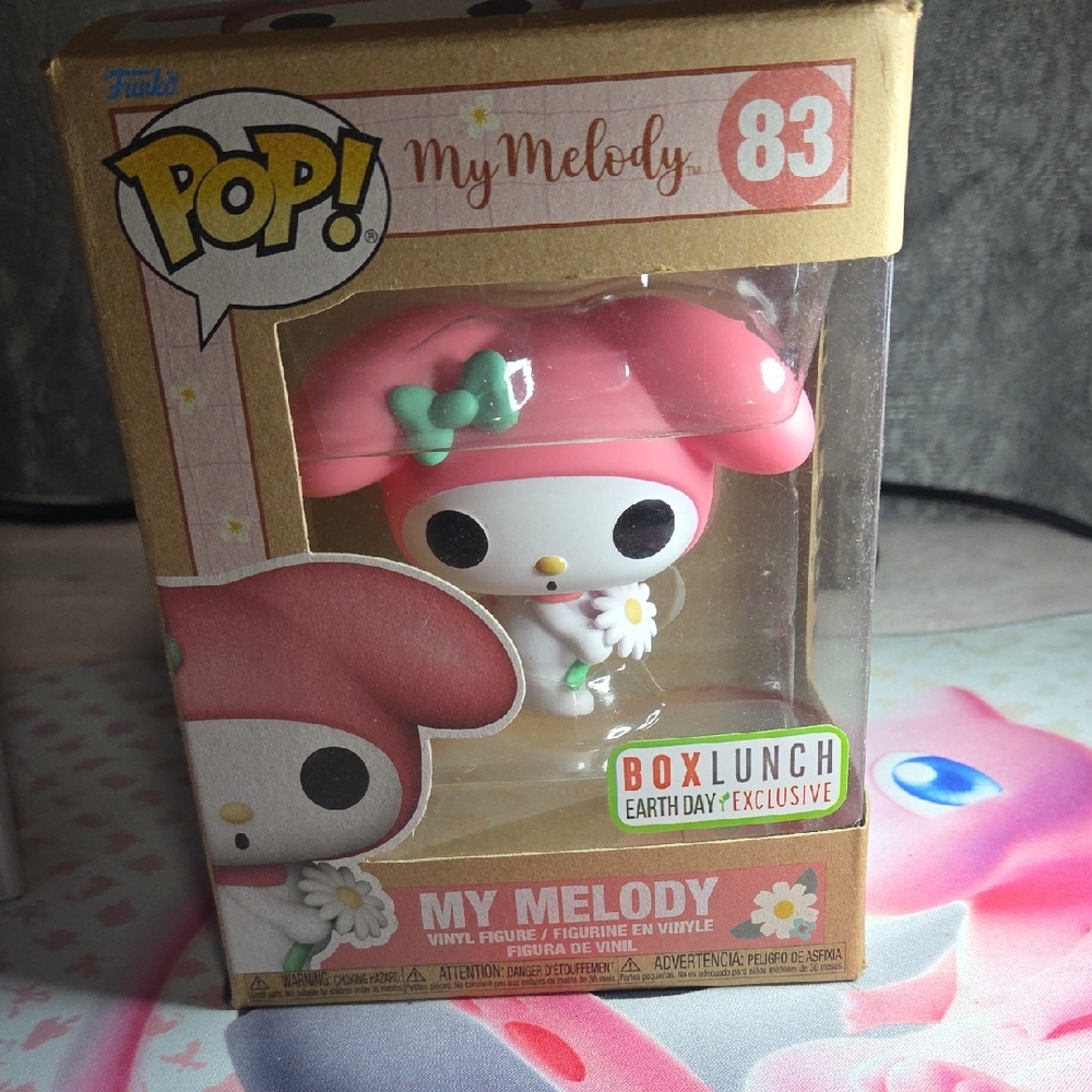 Funko Pop My Melody Earth Day Edition - Pink and White